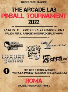 locandina evento roma arcade