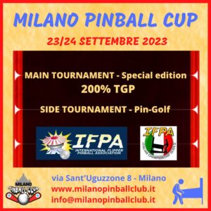 Milano Pinball Cup 2023 @ Milano Pinball Club